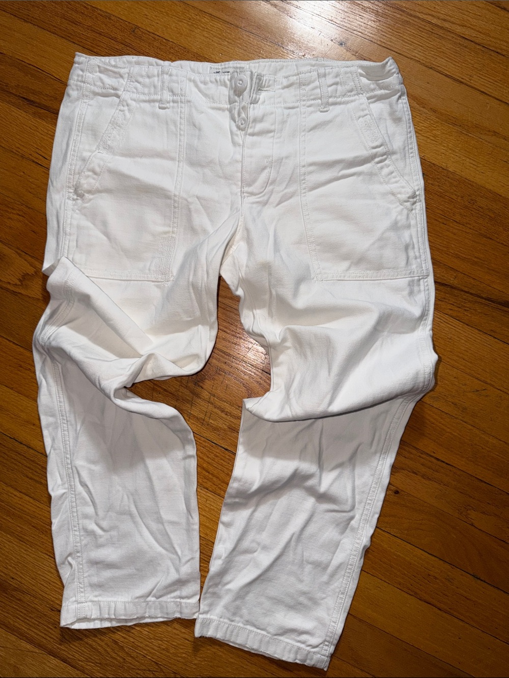 American Eagle Outfitters White Cargo Pants